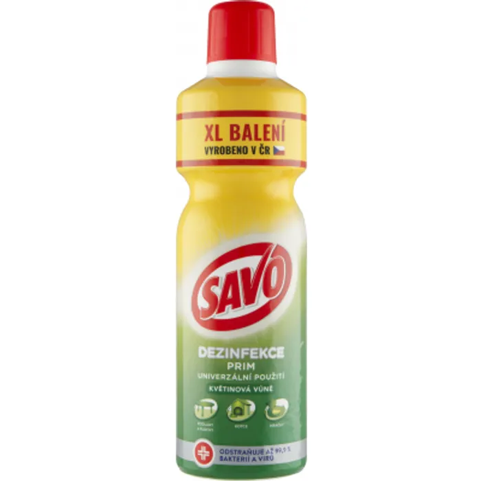 Hauptbild des Produkts Savo Prim Květinová vůně dezinfekční čisticí prostředek 1,2 l