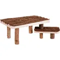 Weiteres Produktbild Treppe für Meerschweinchen, Kaninchen 2 Etagen 37x17x28 cm