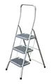 Stufen, 3 Stufen, Aluminium, KRAUSE Toppy XL