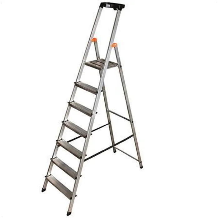 Hauptbild des Produkts Schůdky, 7 schodů, hliníkové, KRAUSE "Safety"