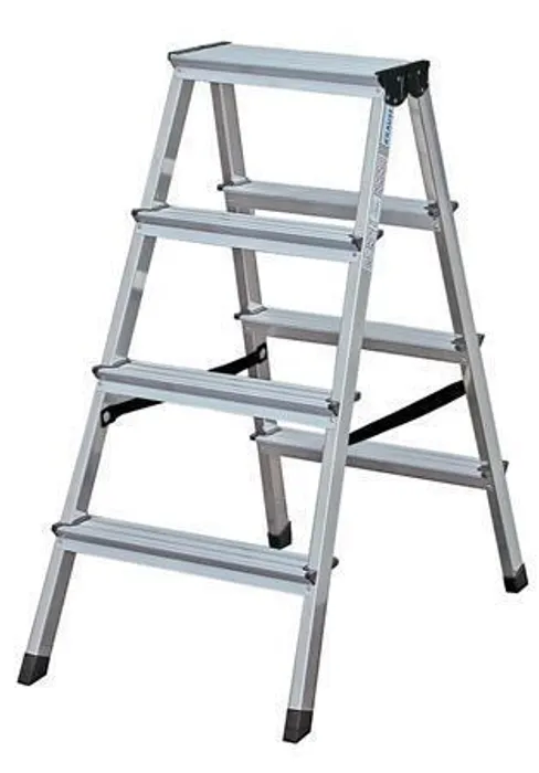 Hauptbild des Produkts Schůdky "Dopplo", 2x5 schůdků, s platformou, skládací, hliník, KRAUSE