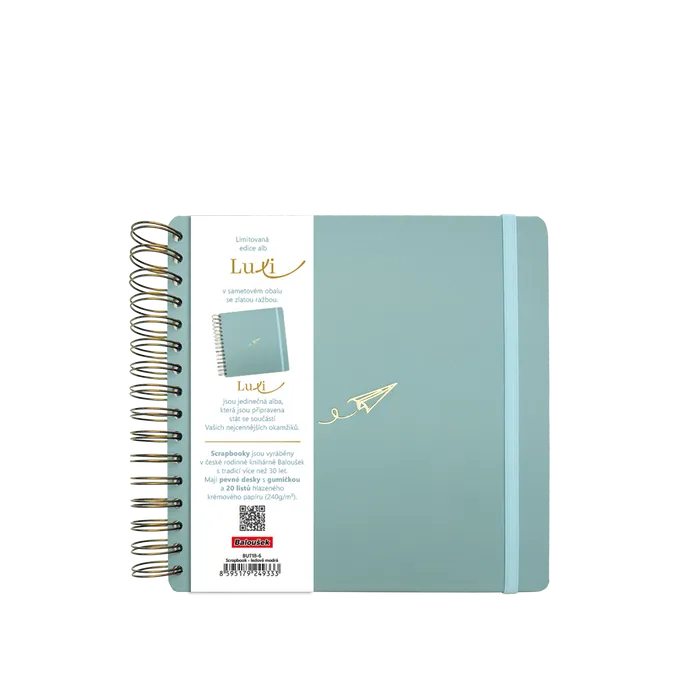 Hauptbild des Produkts Scrapbook Luxi - 210x210 - lamino - ledově modrá