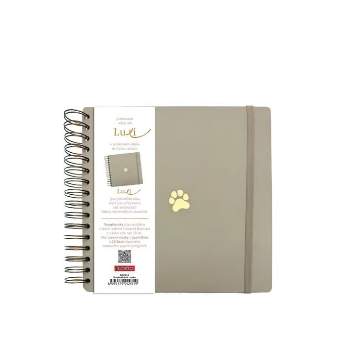 Hauptbild des Produkts Scrapbook Luxi - 210x210 - lamino - moka