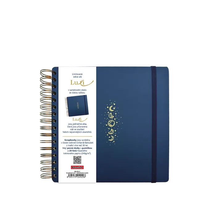 Hauptbild des Produkts Scrapbook Luxi - 210x210 - lamino - námořnická modrá