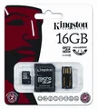 SecureDigital SDHC 16GB micro paměťová karta s adaptérem, Class 10, Kingston