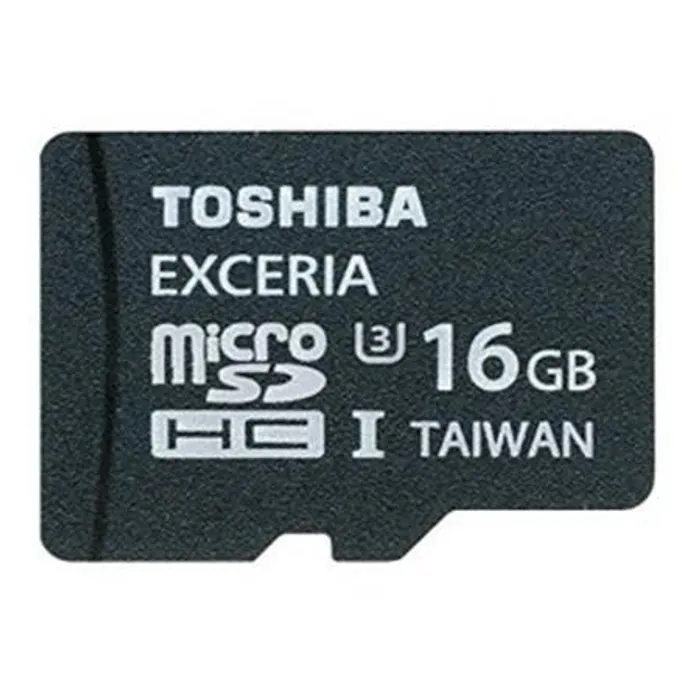 Hauptbild des Produkts SecureDigital SDHC "Exceria" 16GB mikro paměťová karta, UHS 3, s adaptérem, TOSHIBA
