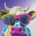 Weiteres Produktbild "Animal" Notizbuch, A4, liniert mit Rand, 40+2 Blätter, Kuh, MITAMA 62744-90118