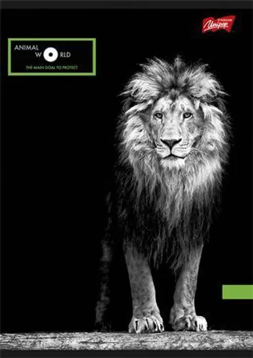 Hauptbild des Produkts Sešit "Animal World", A4, linkovaný, 96 listů, UNIPAP