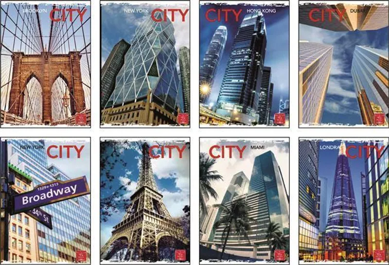Hauptbild des Produkts Sešit "City", A5, linkovaný, 32 listů, PIGNA