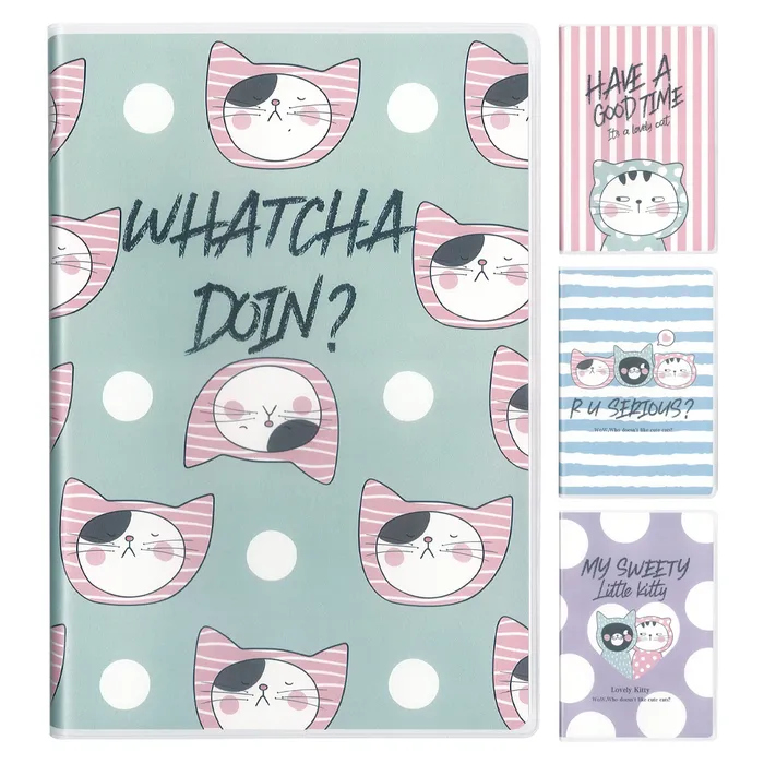 Hauptbild des Produkts Sešit linkovaný B5 M&G 96 listový s plast. obalem So Many Cats Pastel (4 designy)