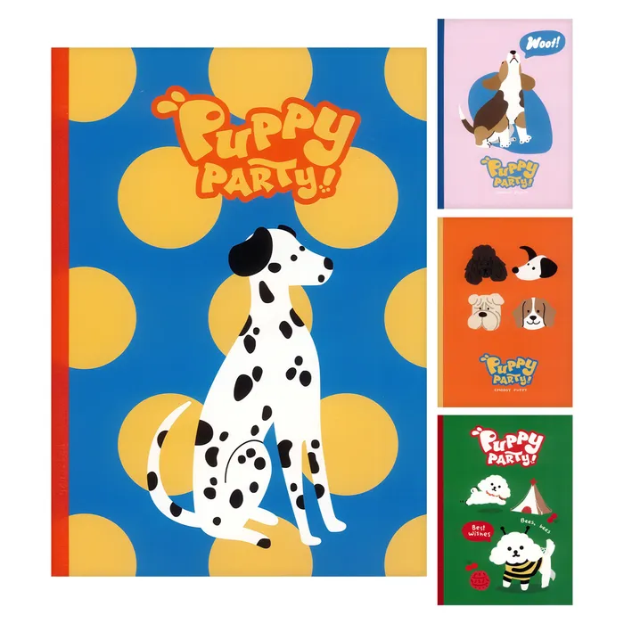 Hauptbild des Produkts Sešit linkovaný B5 M&G Puppy Party! (4 designy)