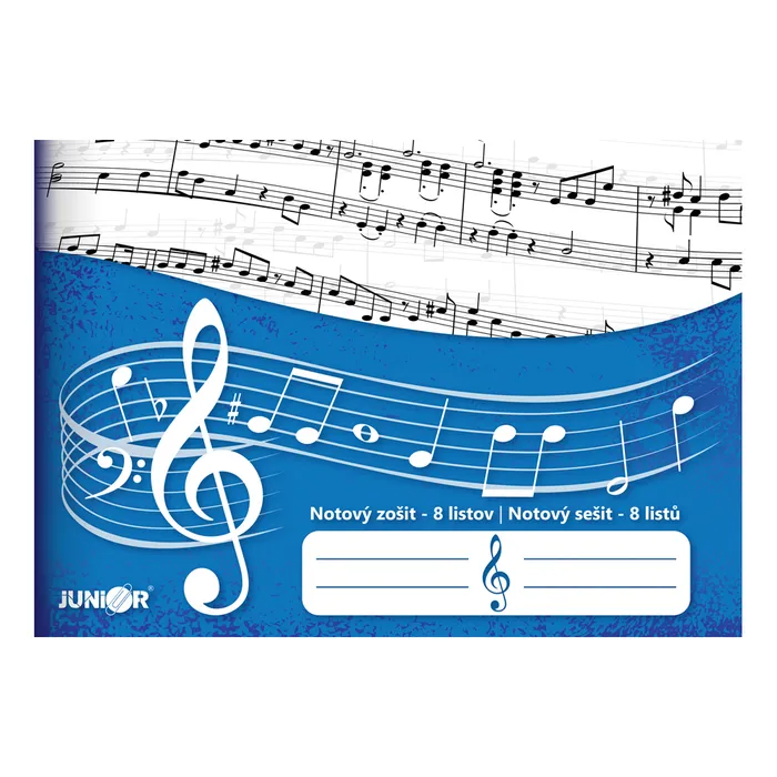 Hauptbild des Produkts Sešit notový - 8 listový - JUNIOR