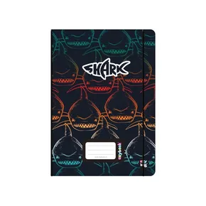 Notizbuch PP Oxybook A5 40 Blatt Shark