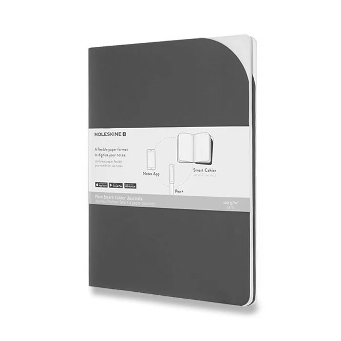 Hauptbild des Produkts Sešity Moleskine Smart - měkké desky XL, čisté, 2 ks, černé