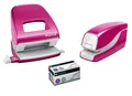 Hefter Wow, pink, elektrisch, Nr.10, 10 Blatt, LEITZ