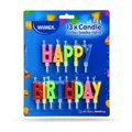 Weiteres Produktbild Kerzenset mit Steckspießen "HAPPY BIRTHDAY" 65 mm [1 Set]