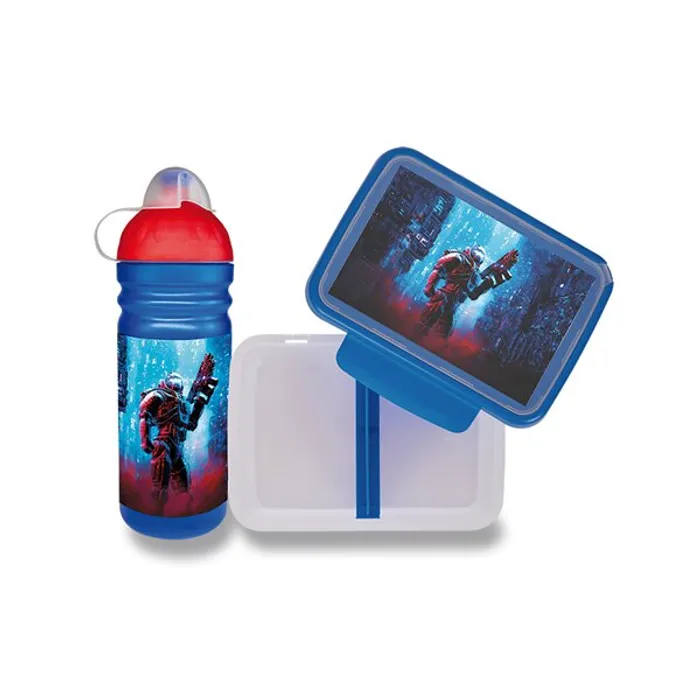 Hauptbild des Produkts Set Zdravá lahev 0,7 l a Zdravá sváča Cyberpunk
