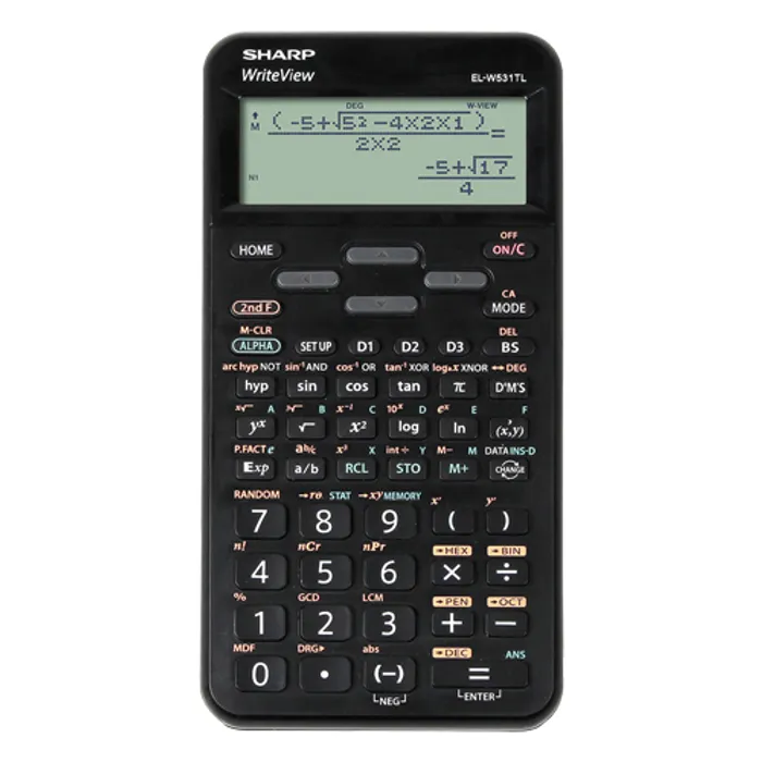 Hauptbild des Produkts Sharp Kalkulačka EL-W531TL, černá, vědecká, bodový displej, plastový kryt