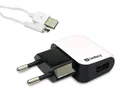 Netzladegerät, micro USB, universell, 1000 mAh, SANDBERG, weiß