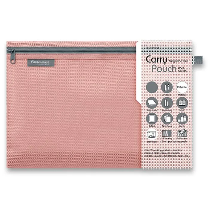 Hauptbild des Produkts Síťovaná plastová obálka Foldermate Pop Gear A4, růžová