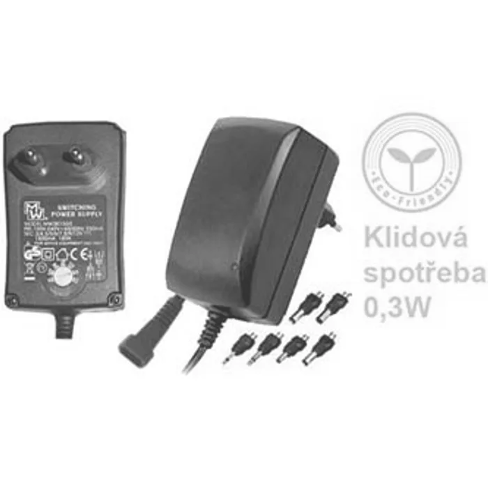 Hauptbild des Produkts Síťový adaptér, 220V (el.síť), 3-12V, 2250mA, univerzální, spínaný