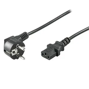 Netzkabel 23 Netzkabel, CEE7 (Stecker)-C13, 1m, VDE approved, schwarz