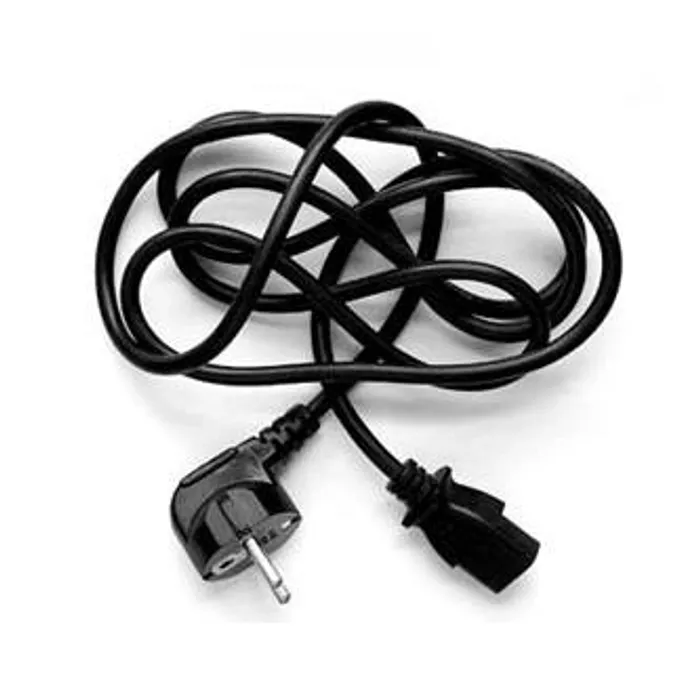 Hauptbild des Produkts Síťový kabel 230V napájecí, CEE7 (vidlice)-C13, 3m, VDE approved, černý, Logo