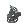 Netzkabel 23 verlängerbar, C13-C14, 3m, VDE approved, schwarz, Logo, Blister