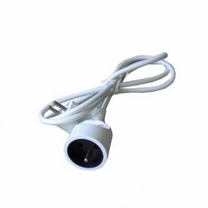 Hauptbild des Produkts Síťový kabel 230V prodlužovací, CEE7 (vidlice)-zásuvka, 5m, VDE approved, bílá