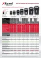 Skartovací stroj "Auto+ 750X", příčný řez, 750 listů, REXEL