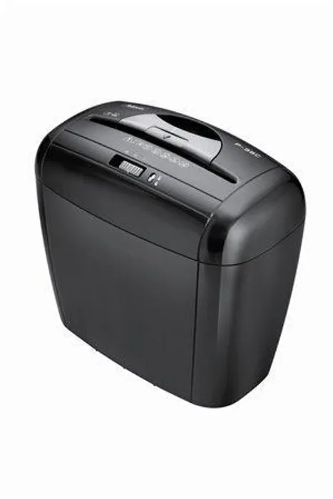 Hauptbild des Produkts Skartovací stroj "Powershred® P-35C", černý, křížový řez, 5 listů, FELLOWES