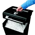 Schneidemaschine "Powershred® P-48C", schwarz, Kreuzschnitt, 8 Blatt, FELLOWES