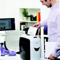 Weiteres Produktbild Skartovací stroj "Style+", příčný řez, 7 listů, REXEL