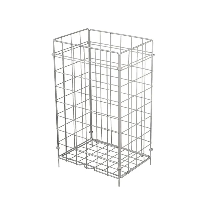 Hauptbild des Produkts Skládací drátěný odpadkový koš bílý, 50 l [1 ks]