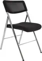 Klappstuhl "CPDIVA", silber-schwarz, Metall und Textil, ALBA