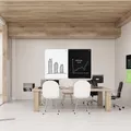 Weiteres Produktbild Skleněná magnetická tabule 60x40 cm - bílá