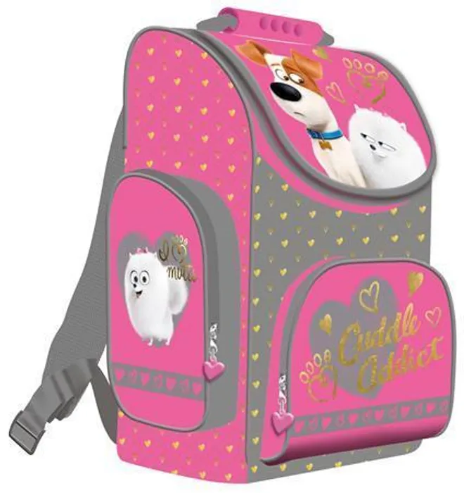 Hauptbild des Produkts Školní batoh, aktovka "Secret Life of Pets", růžová, ergonomický, 16", UNIPAP