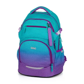 Schulrucksack OXY Ombre Blau - Rosa