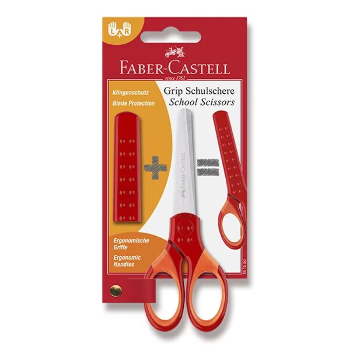 Hauptbild des Produkts Školní nůžky Faber-Castell červené