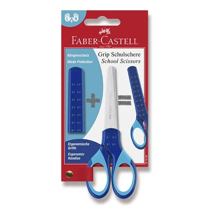 Hauptbild des Produkts Školní nůžky Faber-Castell modré