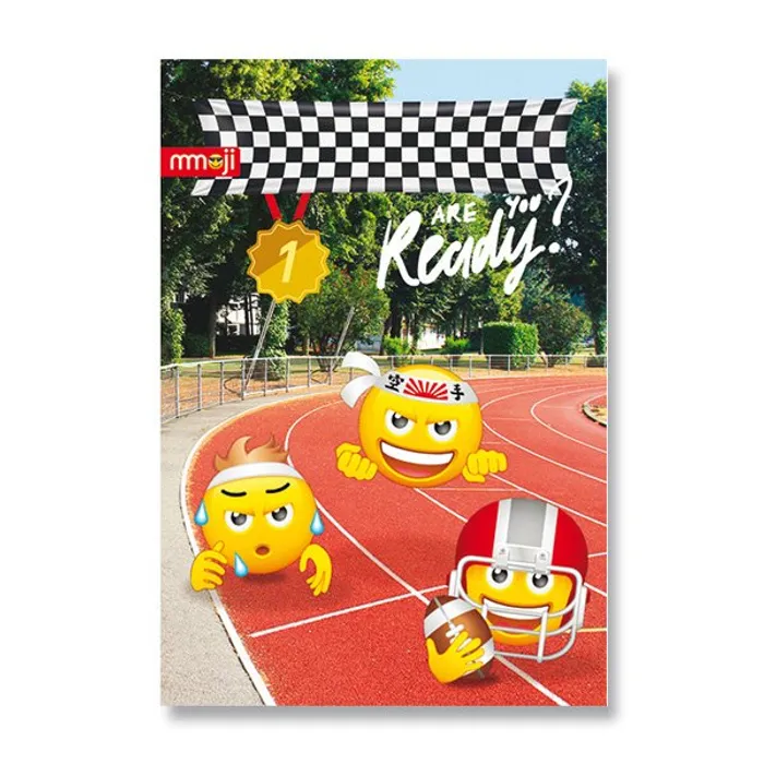 Hauptbild des Produkts Školní sešit Emoji A4, linkovaný, 40 listů, mix motivů