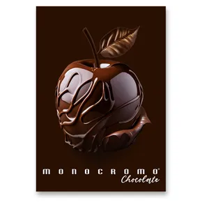 Schulheft Pigna Monocromo Chocolate - A4, liniert, 38 Blatt, Motivmix