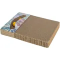 Kratzbrett mit Spielzeug 38 x 30 cm weiß