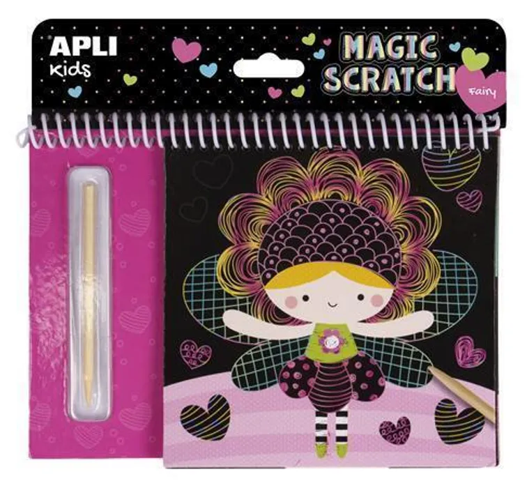 Hauptbild des Produkts Škrabací obrázky "Magic Scratch Fairies", pohádky, APLI