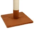 Weiteres Produktbild Škrabací sloupek BEANA, 69 cm, králičí plyš, rezavá - LIMITOVANÁ NABÍDKA