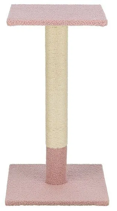 Hauptbild des Produkts Škrabací sloupek BEANA, 69 cm, teddy plyš, starorůžová - LIMITOVANÁ NABÍDKA
