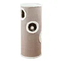Kratzrolle für Katzen TOWER EDOARDO grau/creme 100 cm