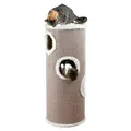 Kratzrolle für Katzen TOWER EDOARDO grau/creme 100 cm