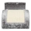 Weiteres Produktbild Kratzwolle, gewelltes Sisal, 29 x 18 x 50 cm, - grau/natur