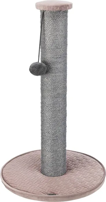 Hauptbild des Produkts Škrabadlo LIVIA s bambulkou, sloupek 64 cm, starorůžová, sisal/plyš
